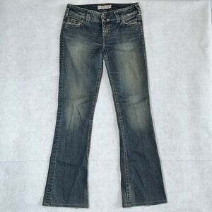 1921 Bootcut Jeans - Women's 30x32.5 -Western Glove Works Stretch Denim Med Wash